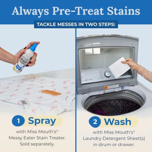 miss mouths messy eater stain treater laundry detergent sheets 4